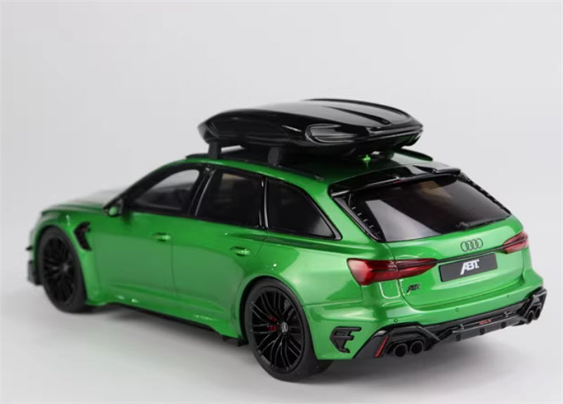 1:18 Audi ABT RS6-R C8  Metallic Green  GT SPIRIT W/ roof box Limited Edition 666PCS ONLY Resin Car Model