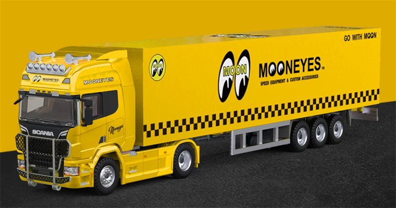 1:64 SCANIA Moon Eye TIMEMICRO DIECAST Trailer & Tractor Model