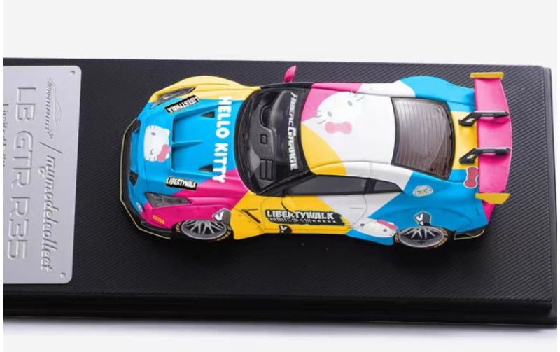 1:64 Nissan GTR R35 LB   ET Model x MC Kitty Limited Edition 799PCS ONLY DIECAST Model