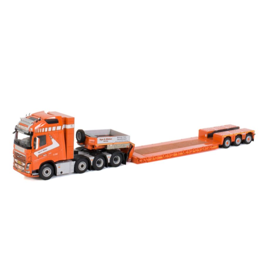 WSI VOLVO FH4 GLOBETROTTER XL 8X4 NOOTEBOOM LOWLOADER - 3 AXLE Tage E. Nielsen 1:50 DIECAST Truck