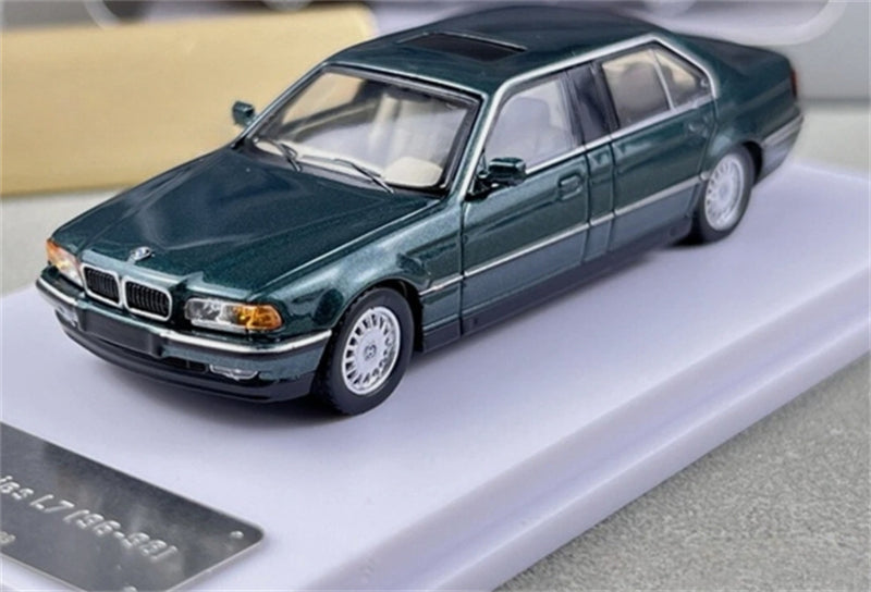 1:64 BMW E38 7 Series L7 96-98 British Racing Green DCM DIECAST Limited Edition 499pcs ONLY Model