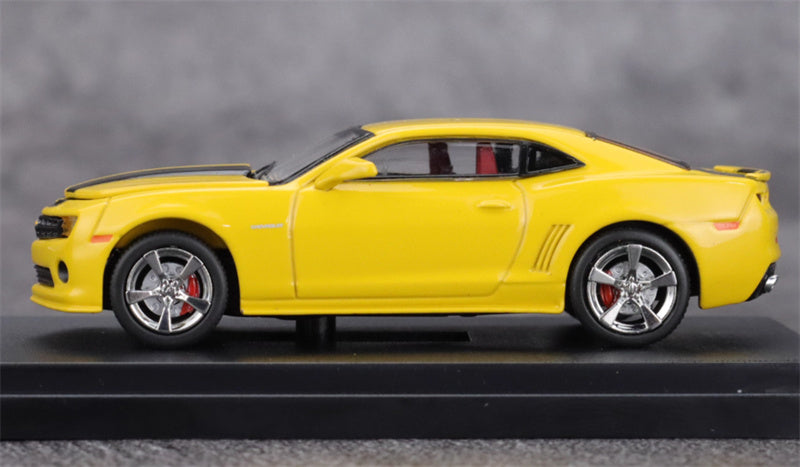 Fine works 64 Chevrolet Camaro Yellow Hard Top Limited Edition 1000PCS ONLY 1:64 Car Pre-built Model view3