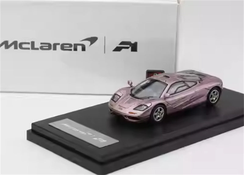LCD-MODELS Mclaren F1 Super Car Matte Purple 1:64 car Pre-built Model view8