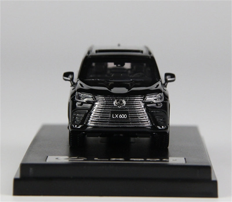 LCD-MODELS Lexus LX600 SUV Pearl Black 1:64 car Pre-built Model view3