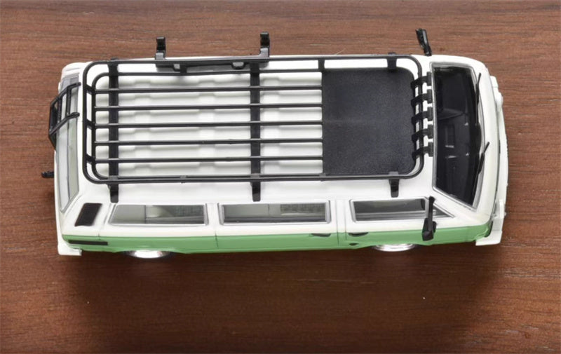 Mortal Volkswagen VW T3 Magway van BBS Lowered Version with accessories GREEN/CREAM Limited Edition 499PCS ONLY 1:64 Car Pre-built Model view11