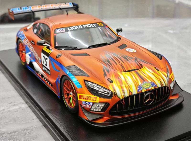 Spark Mercedes AMG GT3 SunEnergy 1 Racing Winner Bathurst 12H #75 L.Stolz-J.Gounon 2022 Limited Edition 1:18 Car Pre-built Model view7