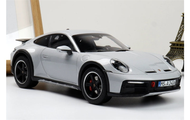 1:18 Porsche 911 Dakar  Silver Duck Tail NOREV  DIECAST Model