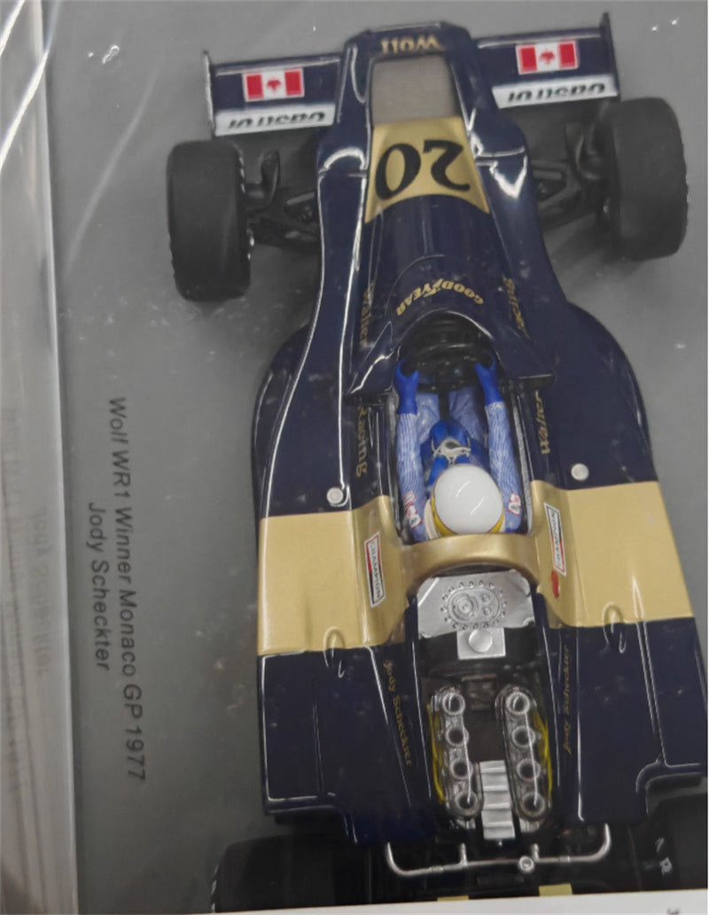 1:18 Wolf WR1 F1 1977 Spark Monaco GP Resin Car Model view4