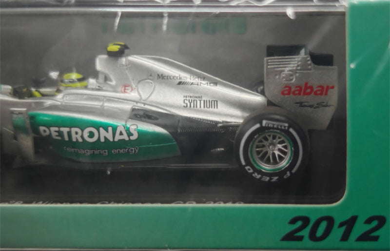 Spark Mercedes AMG W03 #8 Winner Chinese GP 2012 Nico Rosberg 1:43 Car Model view6