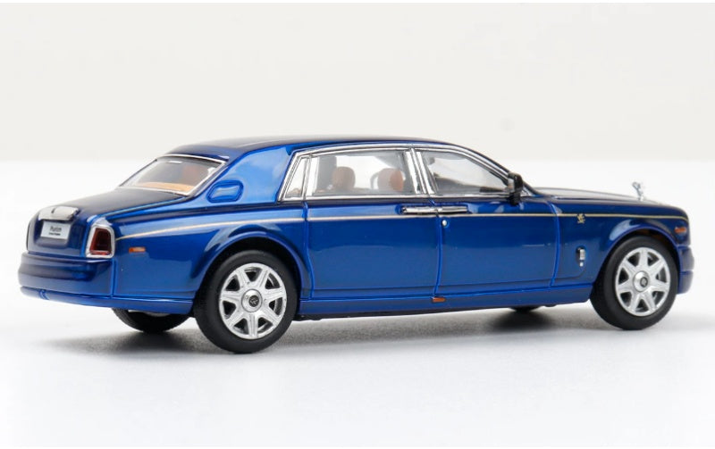 1:64 ROLLS-ROYCE Phantom VII  Blue gold waistline SW   DIECAST Model