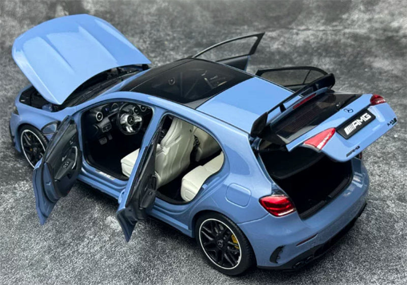 1:18 Mercedes-Benz AMG A45 S  Ceramic Blue NZG Limited Edition 300PCS ONLY DIECAST Model