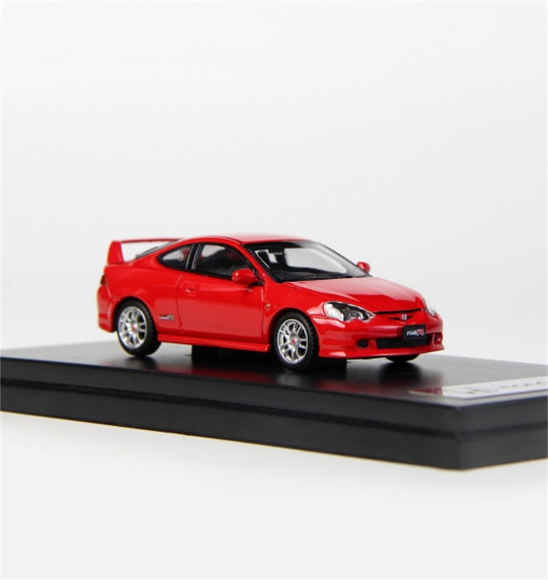 LCD-MODELS Honda Integra Type R DC5 Red 1:64 car Pre-built Model view6