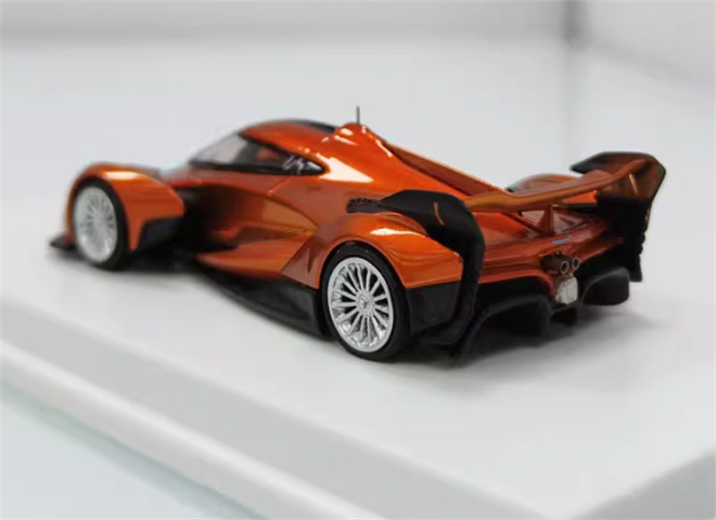 LMLF MODEL Mclaren solus GT supercar Metallic Orange 1:64 Car Pre-built Model view4