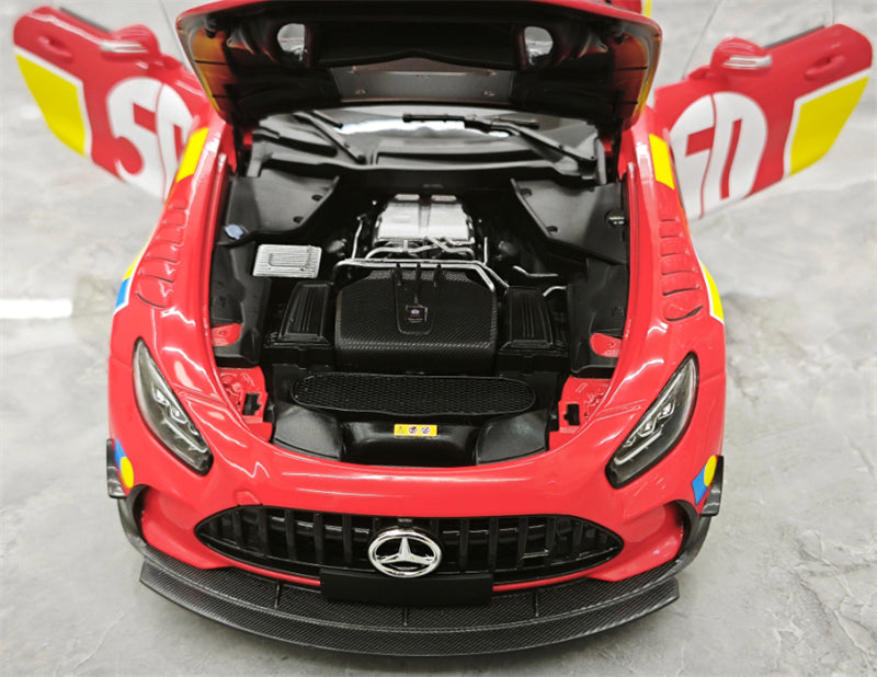 1:18 Mercedes-Benz AMG GT BLACK SERIES  50th Anniversary Red MINICHAMPS  DIECAST Model