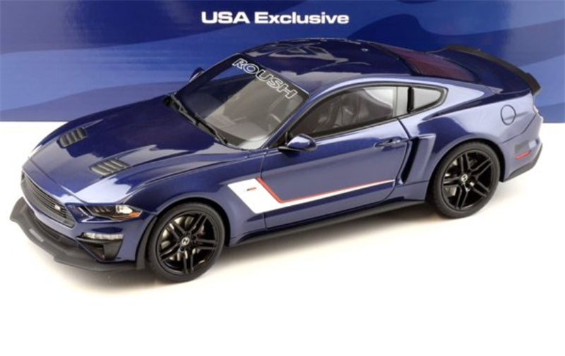 1:18 Ford Mustang Roush Stage 3 Hardtop USA 2019  Kona Blue GT SPIRIT Limited Edition 500PCS ONLY Resin Model