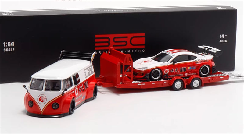 1:64 Volkswagen/Honda T1/GR86 Idemitsu 100 BSC DIECAST Civil Car Model
