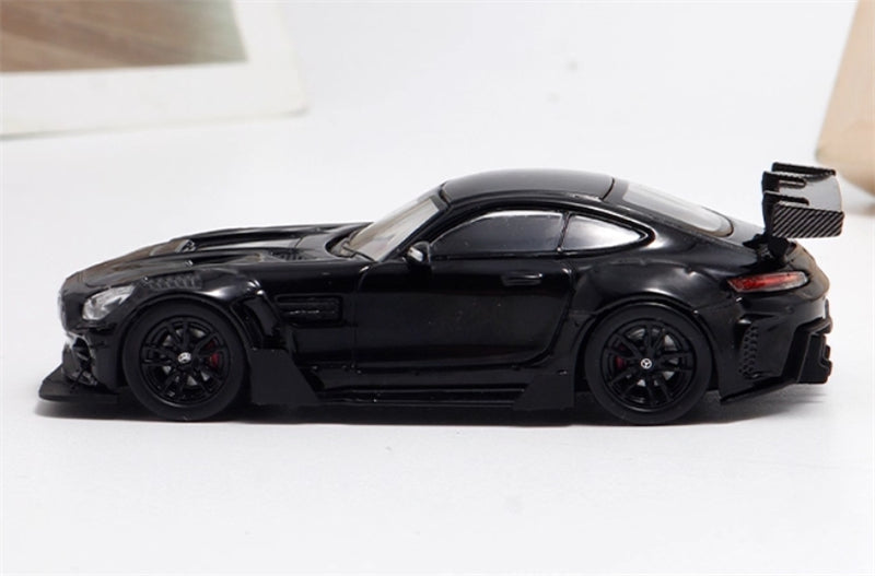 1:64 Mercedes Benz AMG GTS Glossy Black BSC DIECAST Model