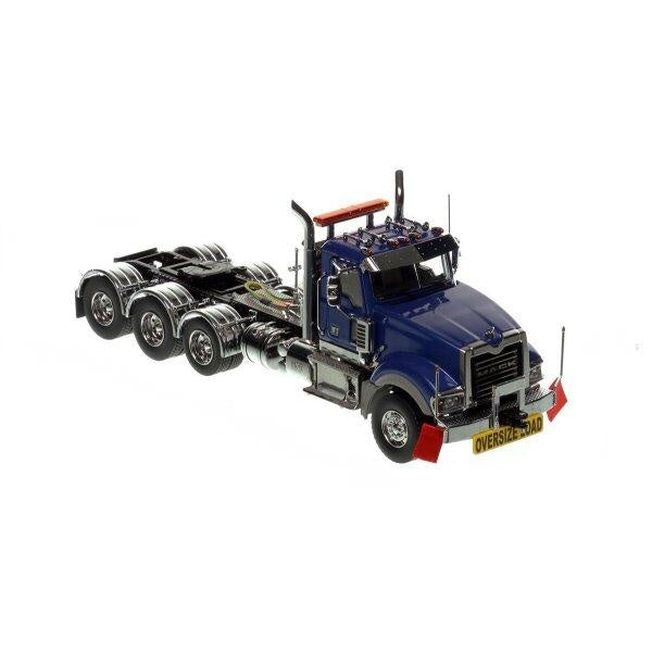 1:50 Mack  Titan Tri-axle Heavy Haul Replicas  Blue Diecast Model