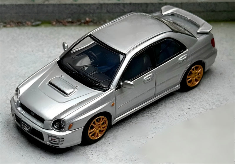 1:64 Subaru Impreza WRX STI 7th Generation Sedan  Silver Gray Furuya DIECAST Model