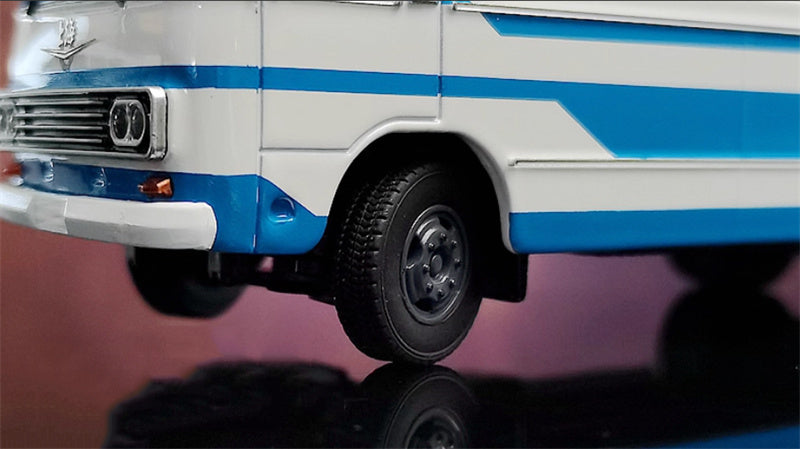 AUTO-GLIMPSE Shanghai Bus SK561G articulated trolley bus blue 1:64 Bus Pre-built Model view12