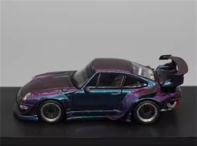 1:64 Porsche 911 RWB 993 Chameleon Purple SW DIECAST Limited Edition 499pcs ONLY Model