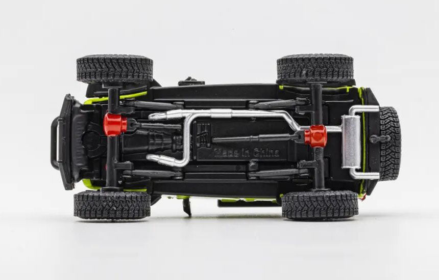 GCD 1:64 Jeep Wrangler Rubicon Off Road Big Wheels Diecast Model