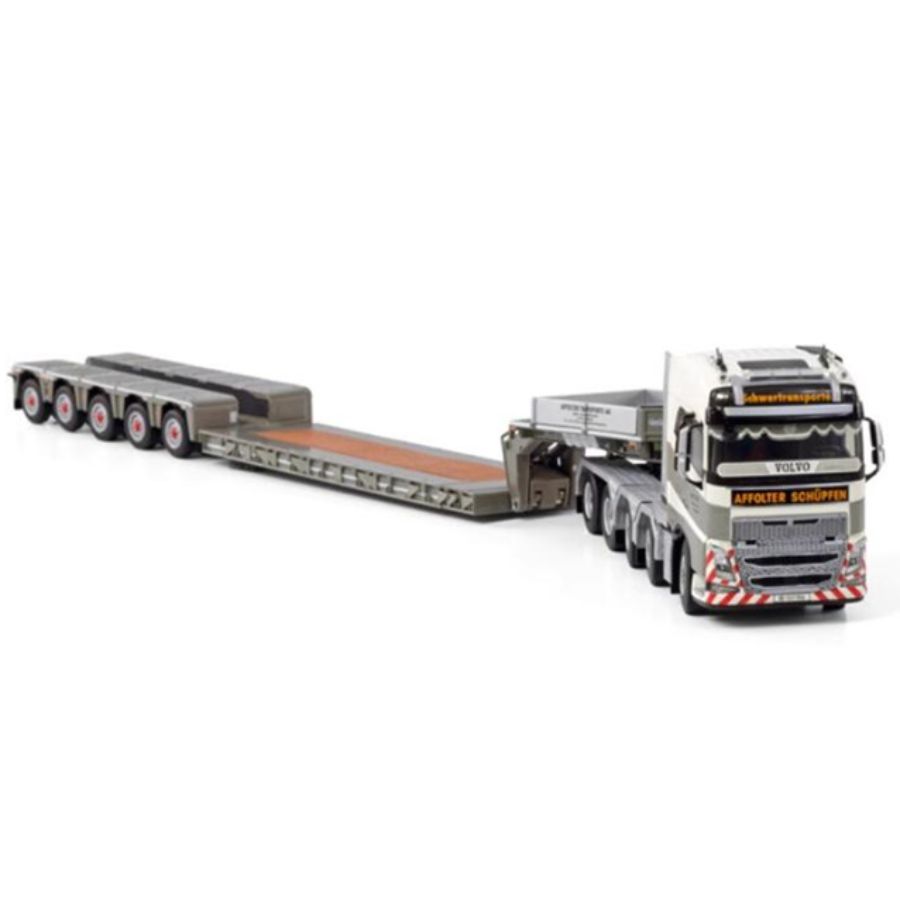 WSI VOLVO FH4 GLOBETROTTER 10X4 NOOTEBOOM LOWLOADER - 5 AXLE AFFOLTER 1:50 DIECAST Truck Lorry
