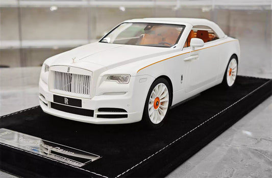 HH Model Rolls Royce Dawn Shadow White Limited Edition 20PCS ONLY 1:18 Car Pre-built Model view1
