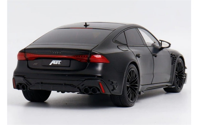 1:18 AUDI RS7 Sportback ABT  Half mute black KengFai modified version DIECAST Model