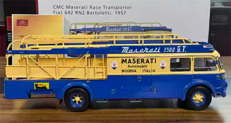 CMC Maserati Race Transporter Fiat 642 RN2 Bartoletti Automobili
Fiat 642 RN2 Bartoletti1957 Limited Edition 1:18 Truck Pre-built Model view4
