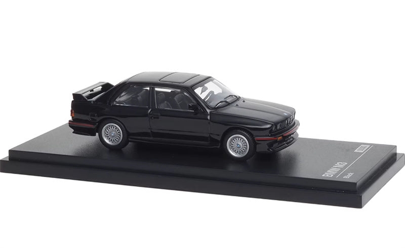 Almost Real BMW M3 E30 Black 1:64 Car Pre-built Airliner Model Display view6