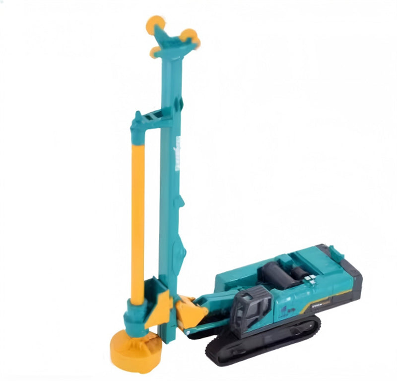1:100 Rotary drilling rig SUNWARD mini version Blue DIECAST Model