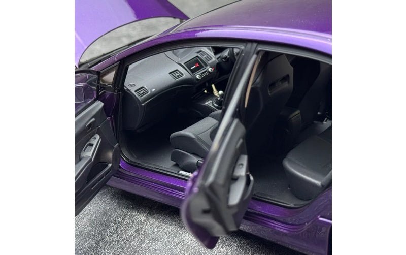 1:18 Honda R (FD2) Pearl Purple MOTORHELIX Limited 399 pcs DIECAST Car Model