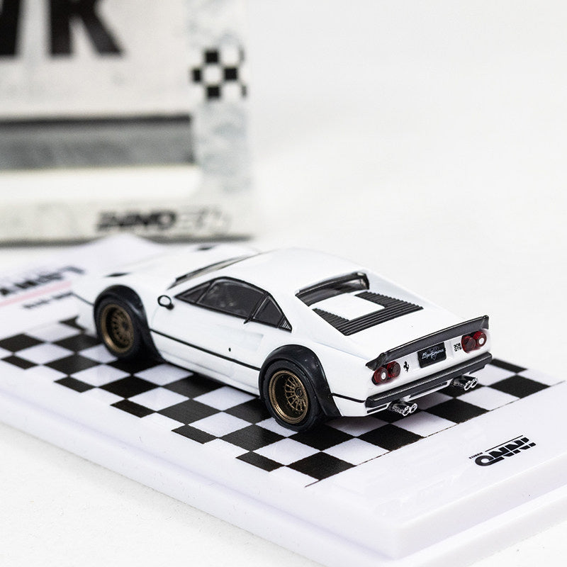 INNO64 Ferrari 308 GTB LBWK Wide Body Modified Edition White 1:64 car Pre-built Model view2