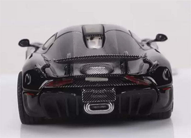 1:64 Koenigsegg Regera Carbon fiber pearl black SC ART DIECAST Civil Car Model