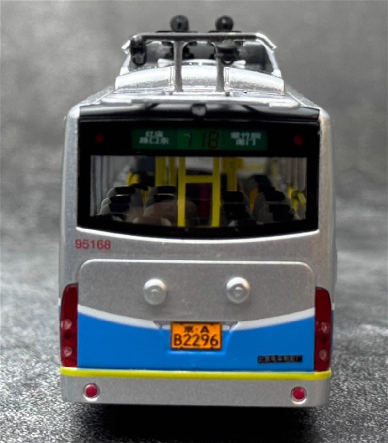 Beijing Public Transport Huayu BJD-WG120DK 118 Road trolley bus 1:64 Bus Pre-built Model view3