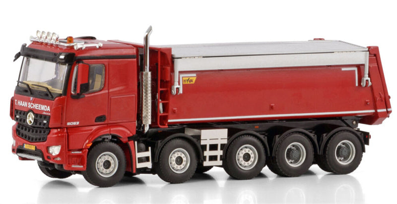 WSI AROCS MP4 2.300MM CLASSIC SPACE TIPPER TRUCK 10X4 Haan Scheemda 1:50 Truck Pre-built Model
