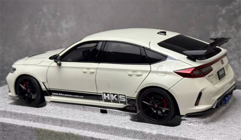 1:18 Honda Civic Type R FL5  Championship White HKS MOTORHELIX Limited Edition 499PCS ONLY DIECAST Model