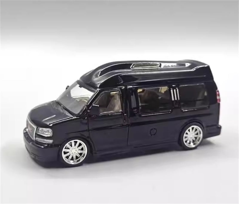 1:64 GMC Savana Business RV Black GOC DIECAST Limited Edition 799pcs ONLY Model