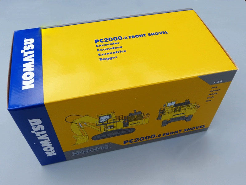 NZG KOMATSU PC2000-8 front shovel excavator 1/50 DIECAST Truck Lorry