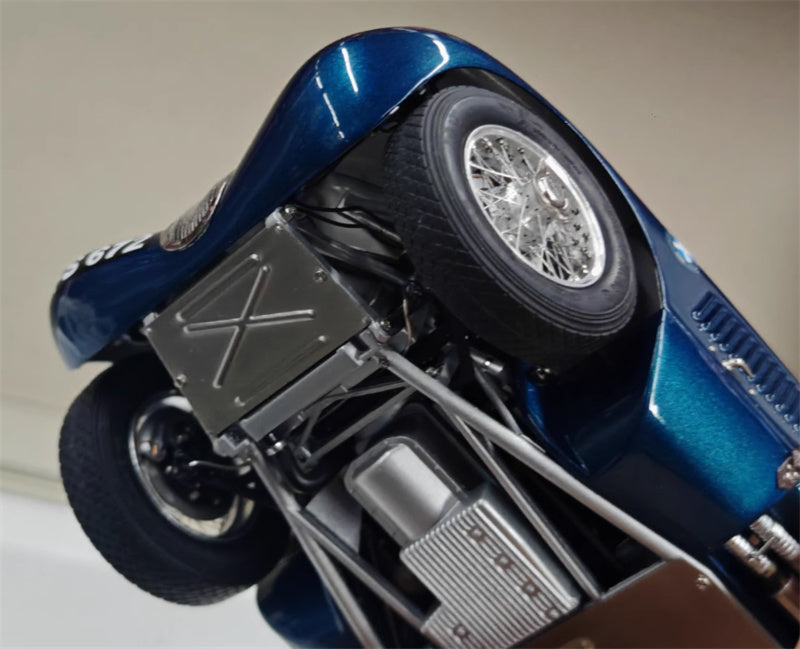 CMC Jaguar C-type Goodwood Member's Meeting 1954 Jimmy #19 Blue Limited Edition 1500PCS ONLY 1:18 Car Pre-built Model view2