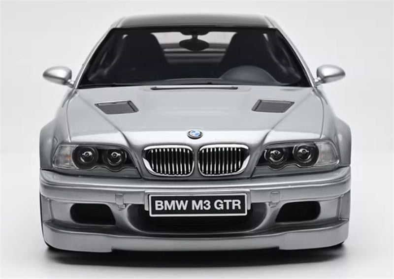 1:18 BMW E46 M3 GTR STREET 354 2001 silver  OTTO Limited Edition 2500PCS ONLY Resin Car Model