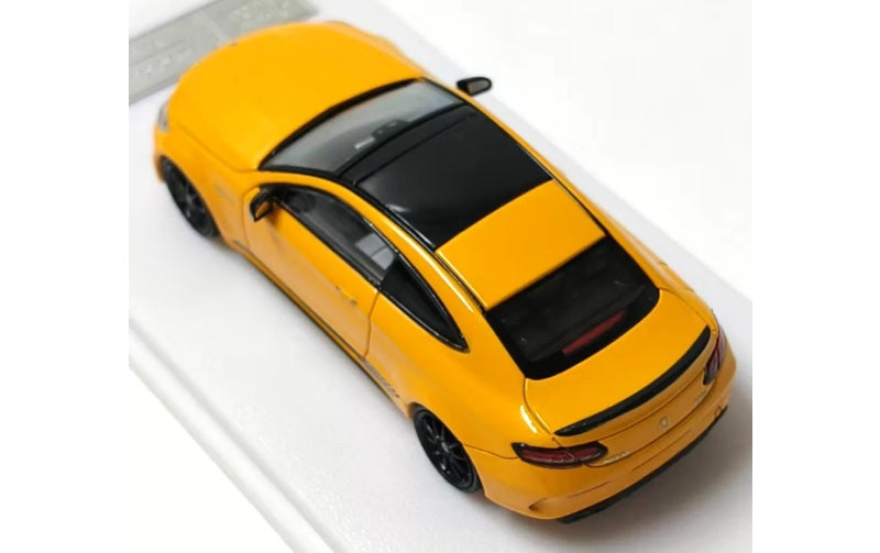 1:64 Mercedes-Benz AMG C63s  Sunflower Yellow Howie Model   DIECAST Model