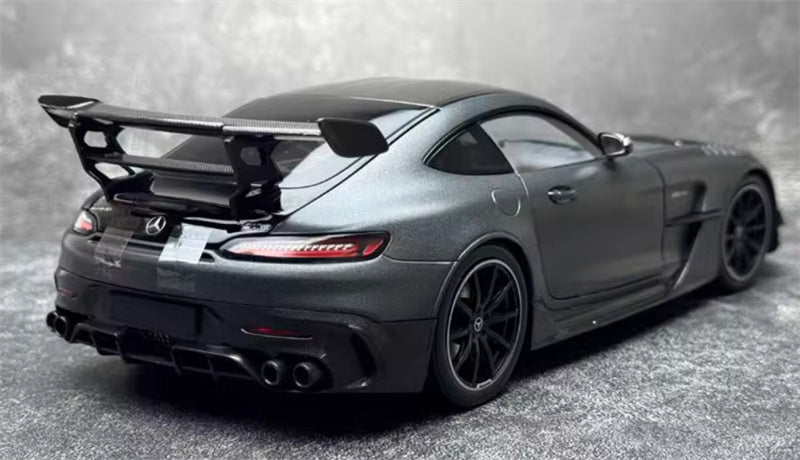 MINICHAMPS Mercedes AMG GT Black Series 2021 grey Limited Edition 400PCS ONLY 1:18 Car Pre-built Model view6