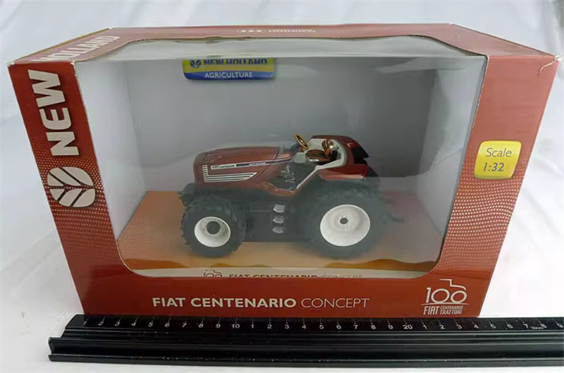 Universal Hobbies FIAT Centenario Concept New Holland Autonomous Agricultural Tractor Red 1:32 Truck Pre-built Model