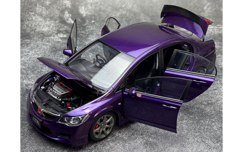 1:18 Honda R (FD2) Pearl Purple MOTORHELIX Limited 399 pcs DIECAST Car Model