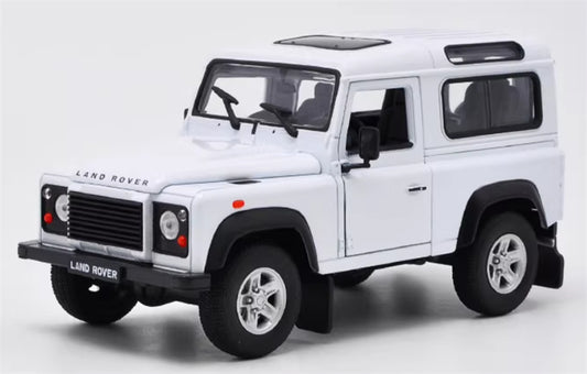 1:24 Land Rover Defender 90  White  WELLY  DIECAST Car Model