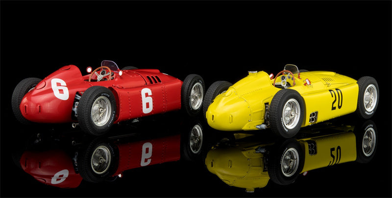 CMC BUNDLE Ferrari D50 (yellow) #20 and Lancia D50 (red) #6 Limited Edition 1/18 car Pre-a Model