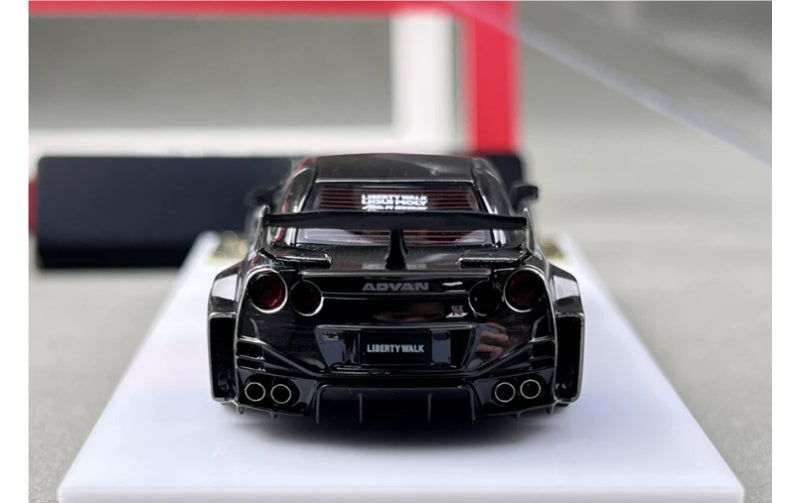 1:64 Nissan 35GT-RR   mymodelcollect Blue wheel electroplating brushed gray Limited Edition 999PCS ONLY DIECAST Model