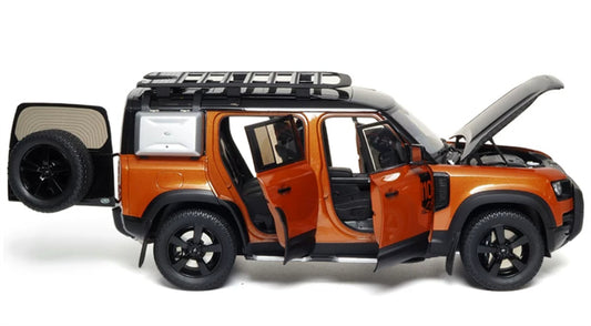 1:18 Land Rover Defender 110 2020 Orange/Black Almost Real Limited Edition 600PCS ONLY DIECAST Model